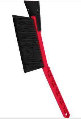 Щетка для снега Techno, съемный скребок 45cm signal red